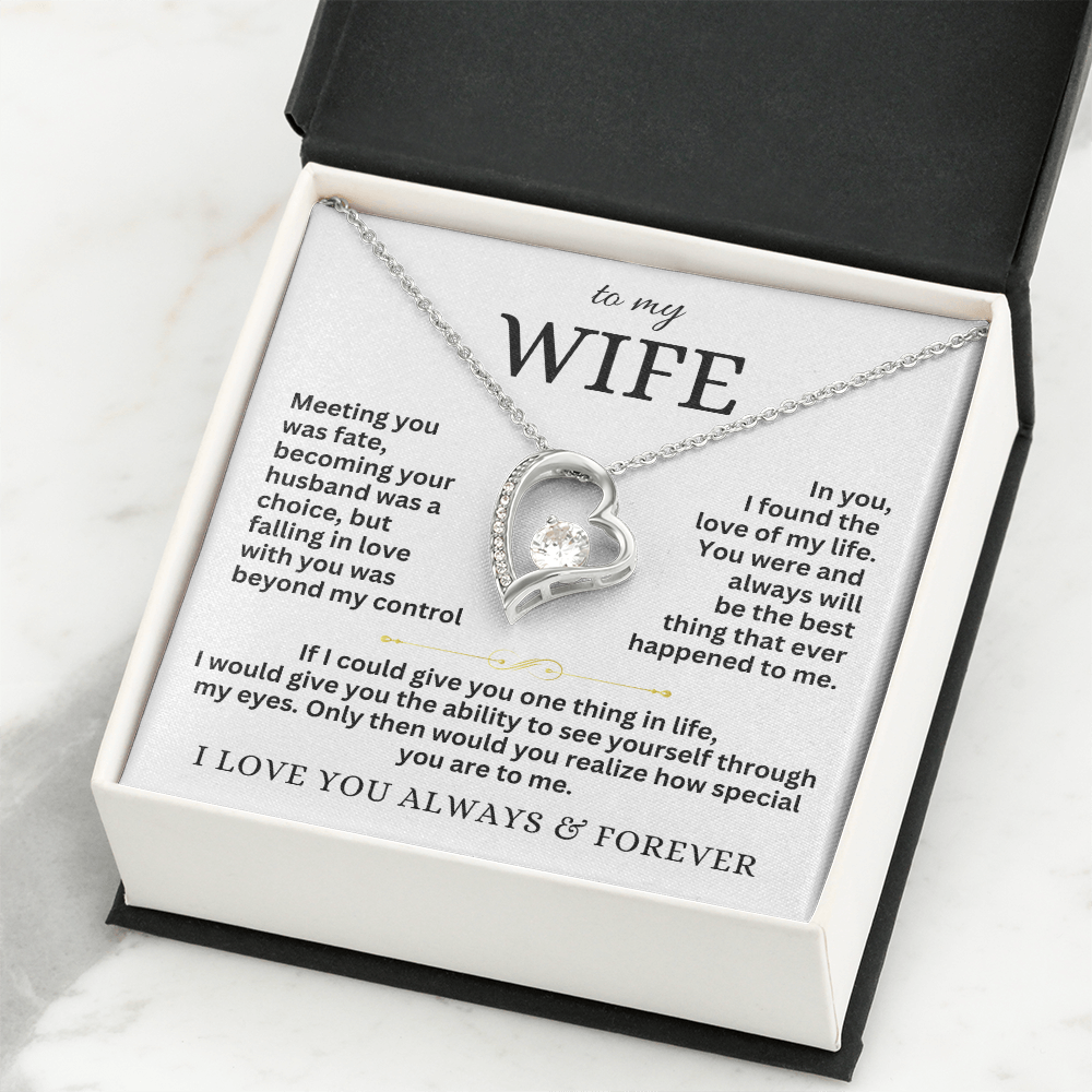 To My Wife - Forever Love Necklace