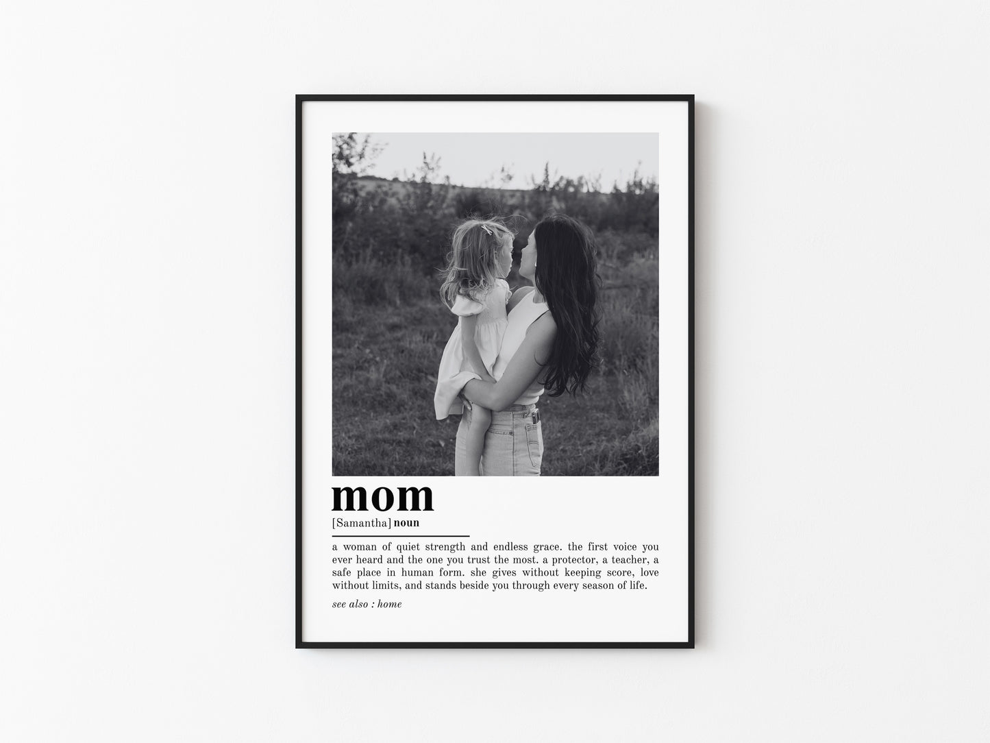 Customized Photo Gift for Mom- Mothers Day Gift