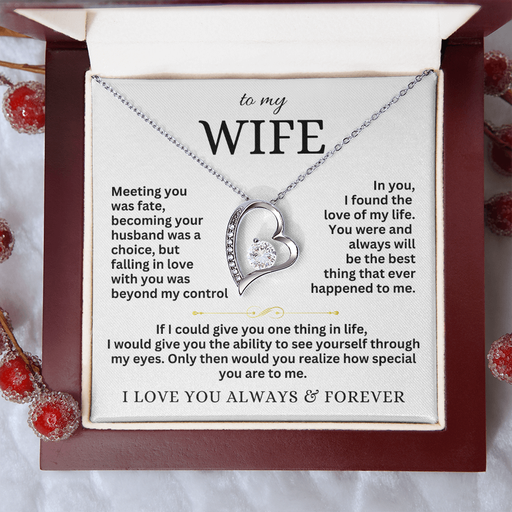 To My Wife - Forever Love Necklace