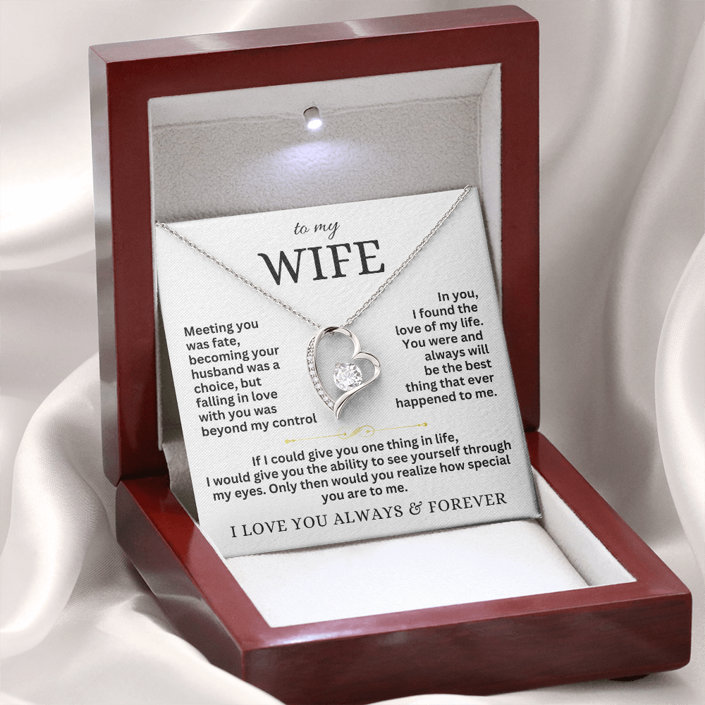 To My Wife - Forever Love Necklace