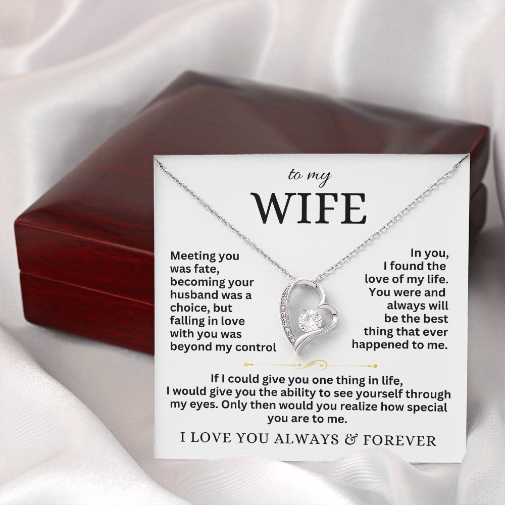 To My Wife - Forever Love Necklace