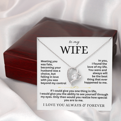 To My Wife - Forever Love Necklace