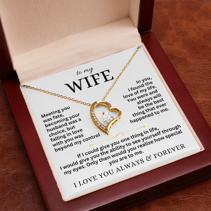 To My Wife - Forever Love Necklace