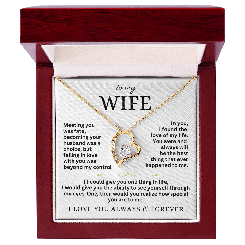 To My Wife - Forever Love Necklace