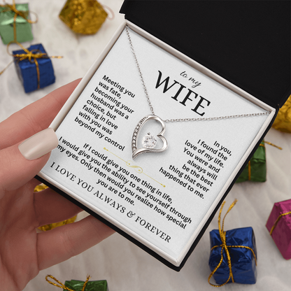 To My Wife - Forever Love Necklace