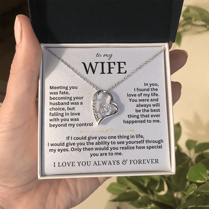 To My Wife - Forever Love Necklace