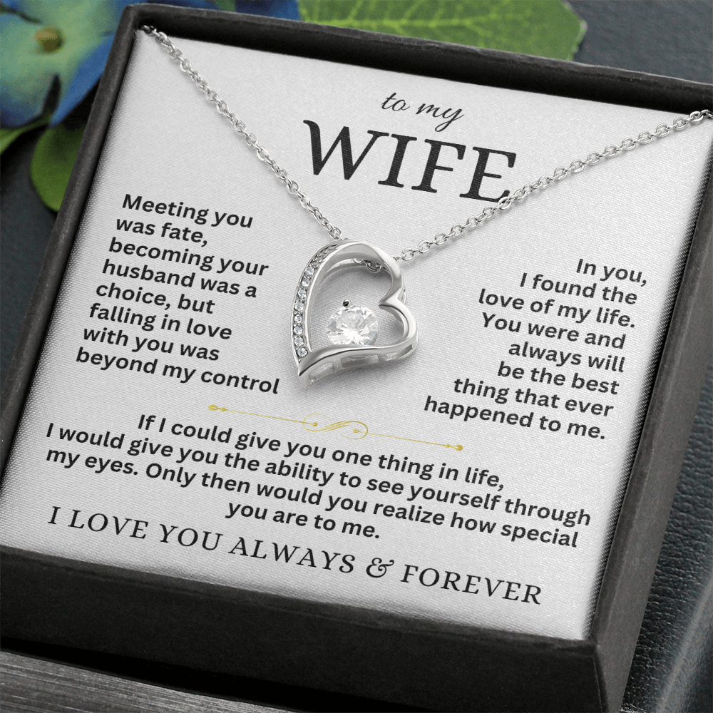To My Wife - Forever Love Necklace